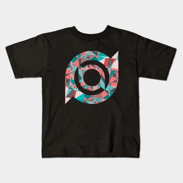 Geometric abstract graphic Kids T-Shirt by carolsalazar